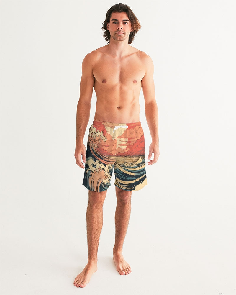 Tropical Haze Men's Swim Trunk