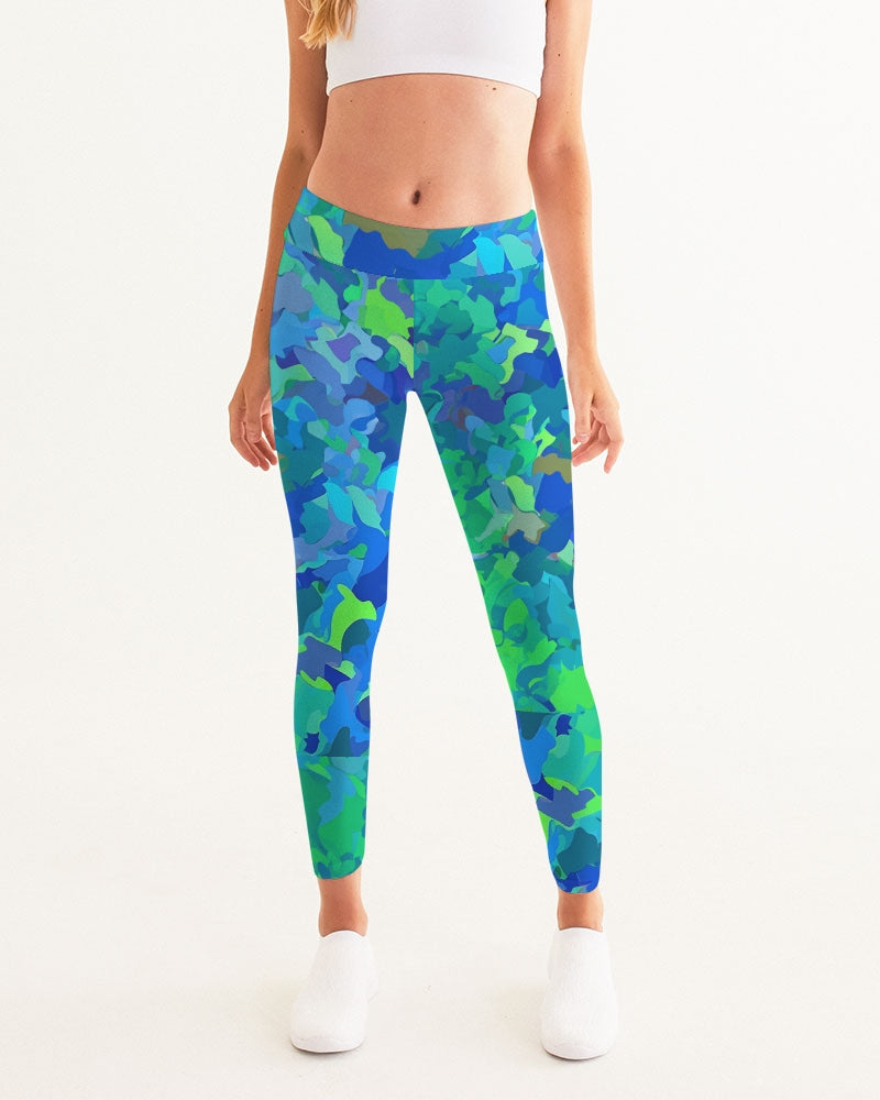 Atlantis Camo Women's Yoga Pants