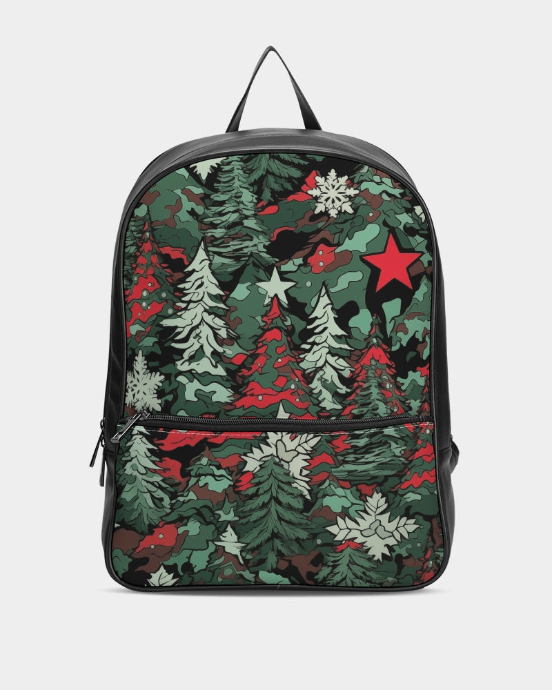Tis The Seasoning Camo Classic Faux Leather Backpack