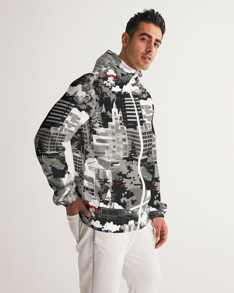 Christmas Camo Men's Windbreaker