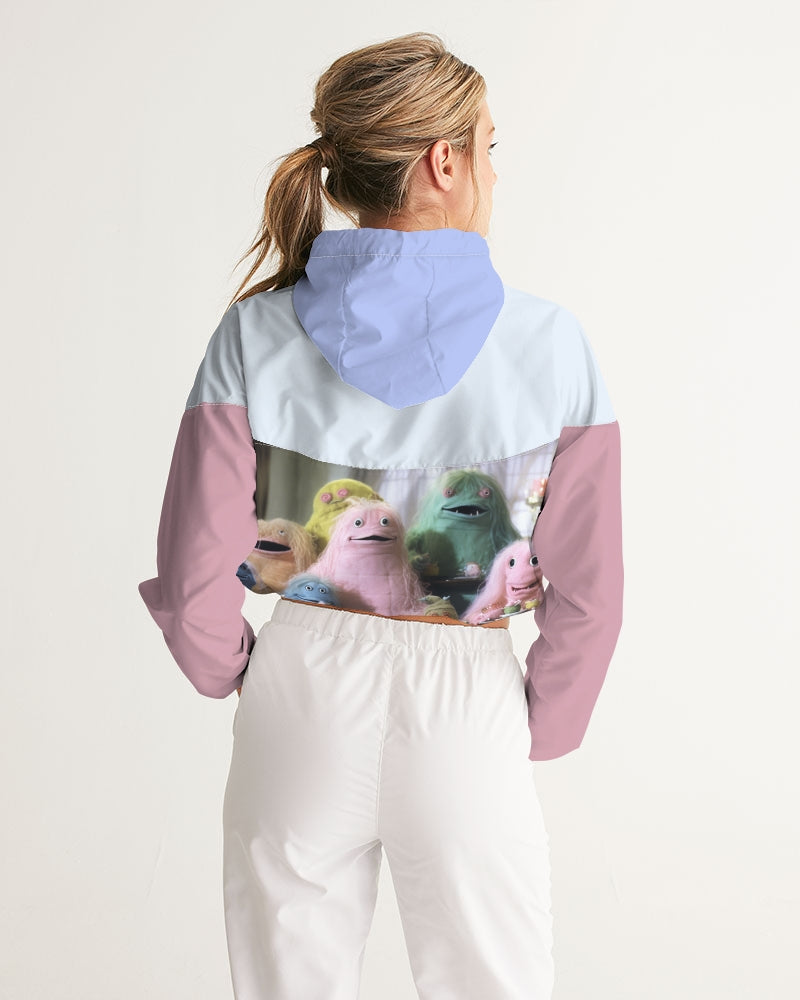 Family Ties Women's Cropped Windbreaker