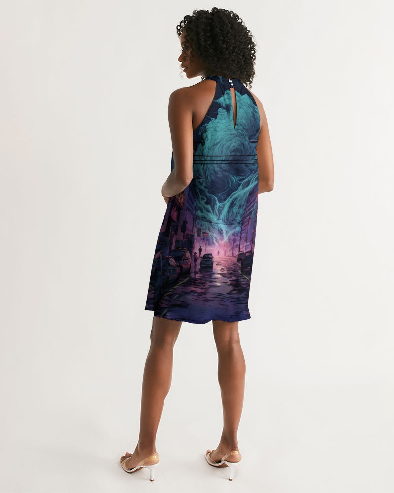 Seoul Women's Halter Dress