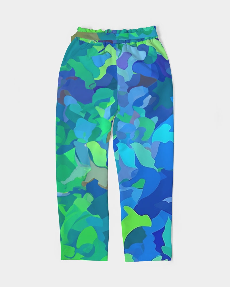 Atlantis Camo Women's Belted Tapered Pants