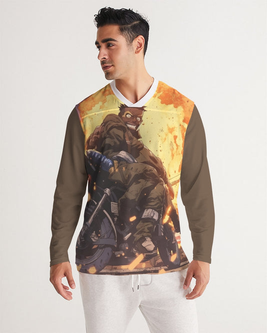 Big Bidness Men's Long Sleeve Sports Jersey