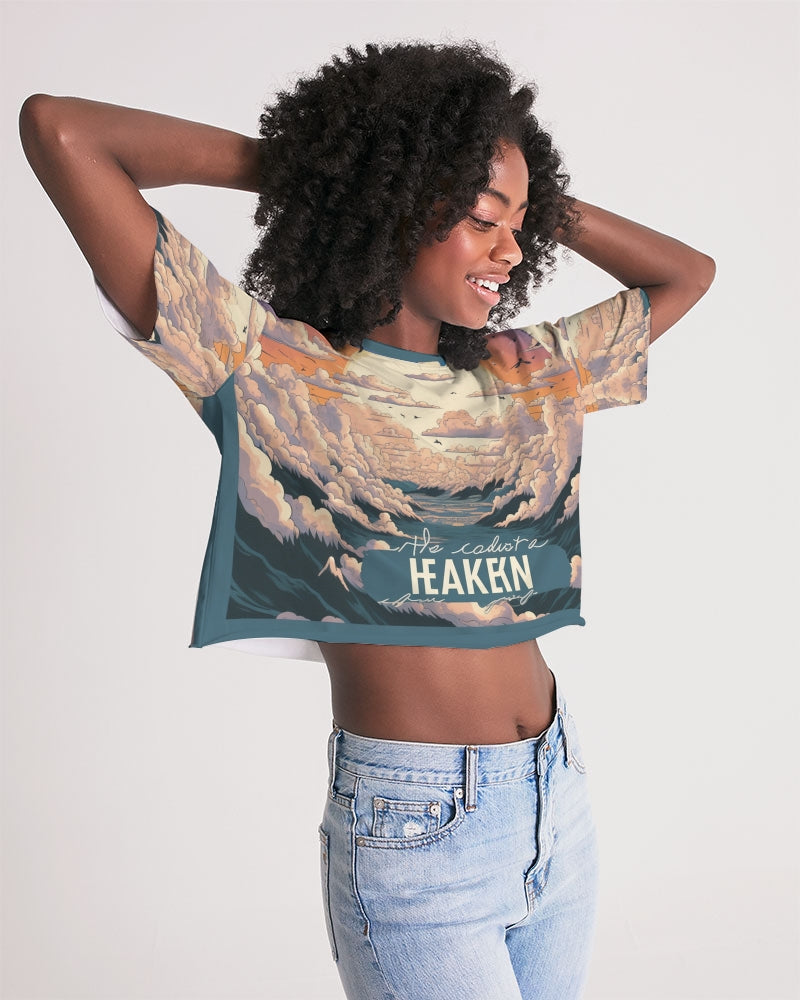 Cloudburst Women's Lounge Cropped Tee