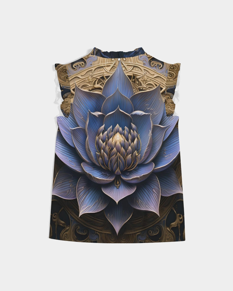 Lotus Women's Ruffle Sleeve Top