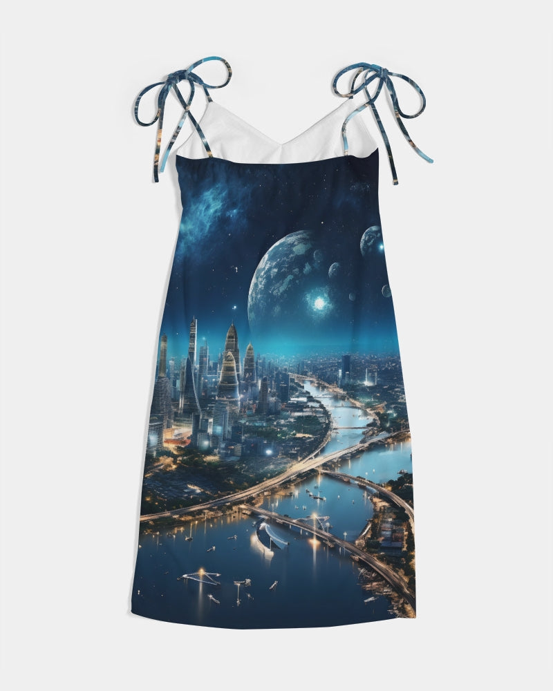 Province Women's Tie Strap Split Dress