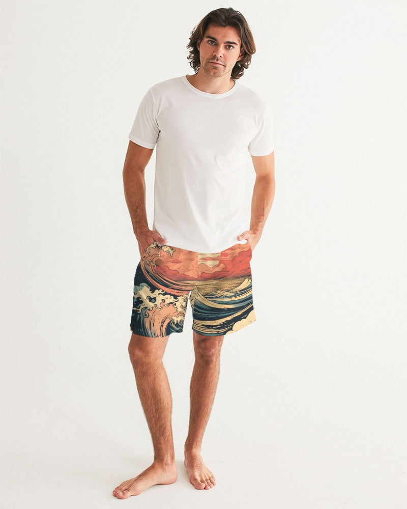 Tropical Haze Men's Swim Trunk