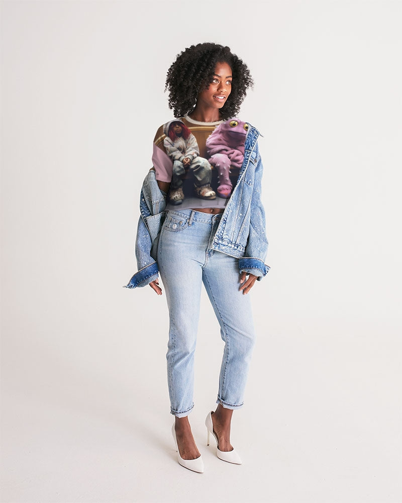 People's Court Women's Lounge Cropped Tee
