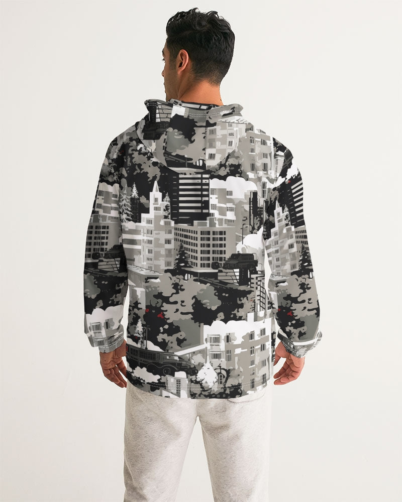 Christmas Camo Men's Windbreaker