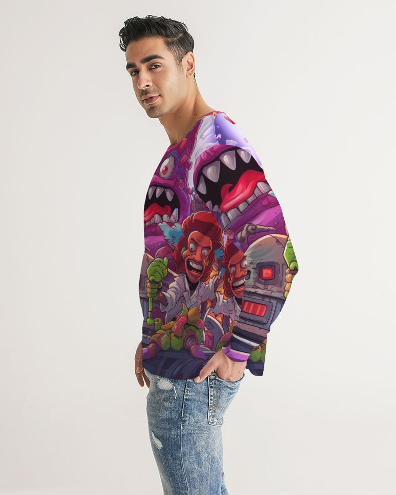 Bubble trouble Men's All-Over Print Long Sleeve Tee