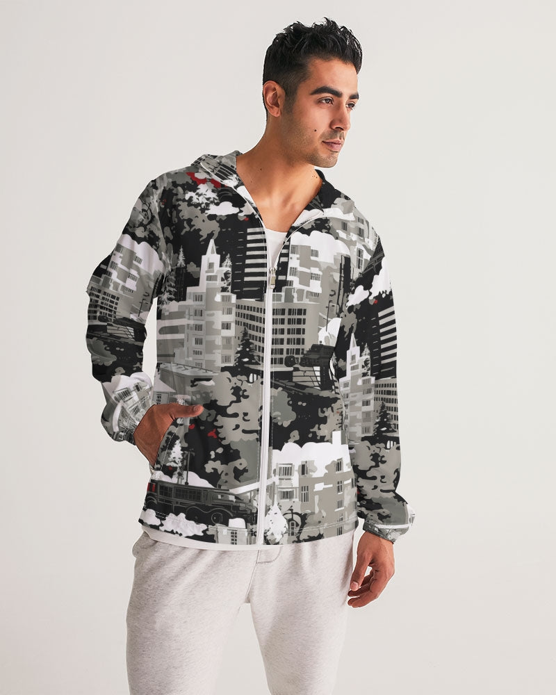 Christmas Camo Men's Windbreaker