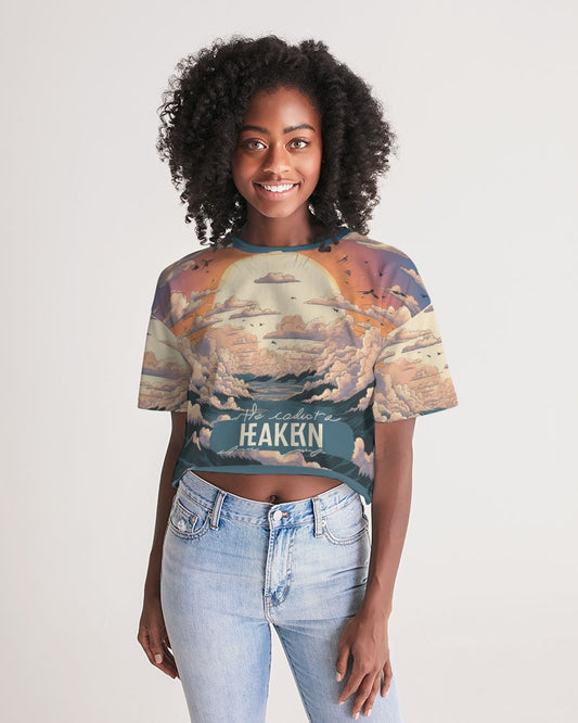 Cloudburst Women's Lounge Cropped Tee
